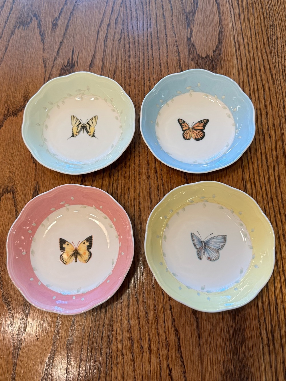 Lenox Butterfly Meadow Fruit Bowls GUC